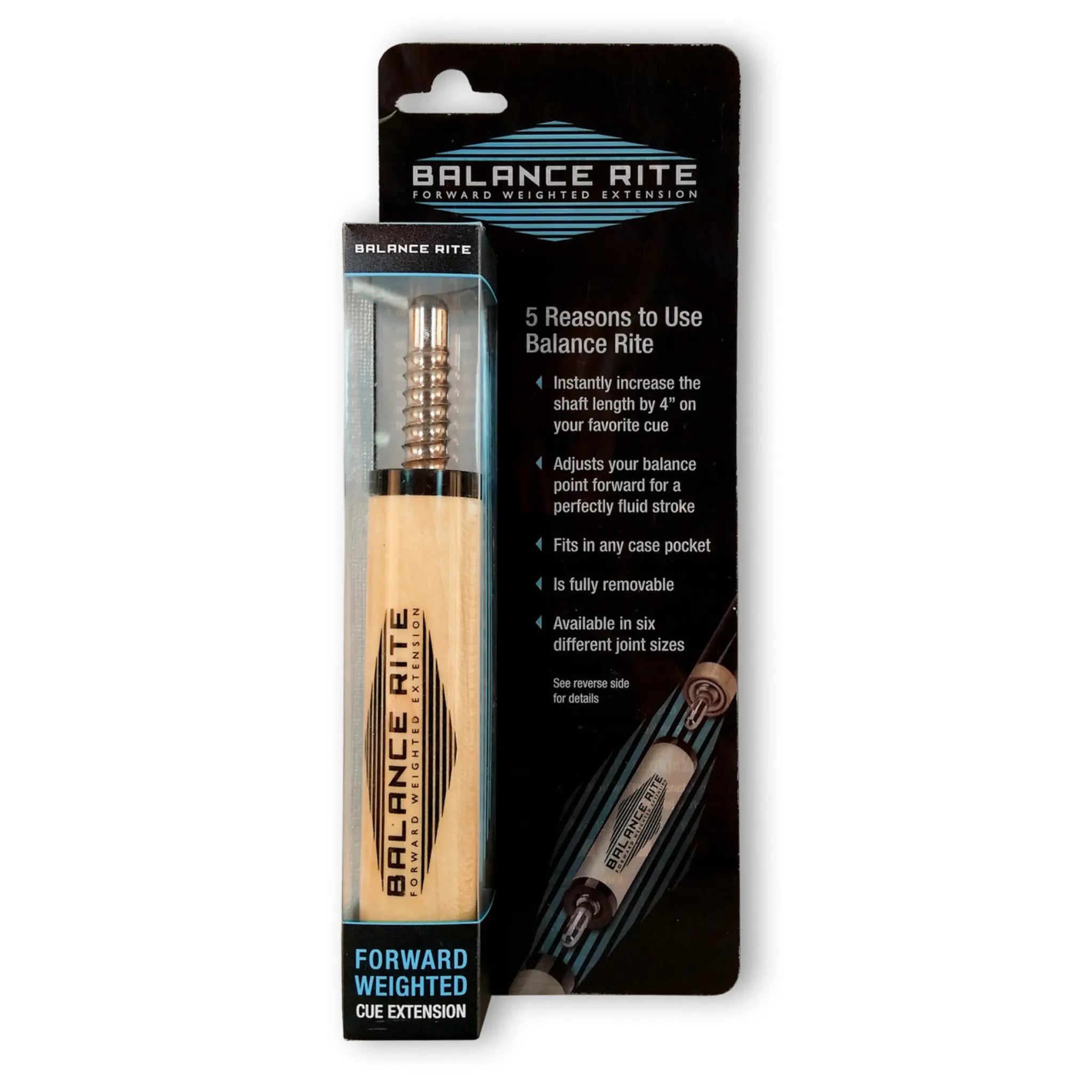 Extensor Balance Rite para tacos de bilhar Extensor Balance Rite para tacos de bilhar